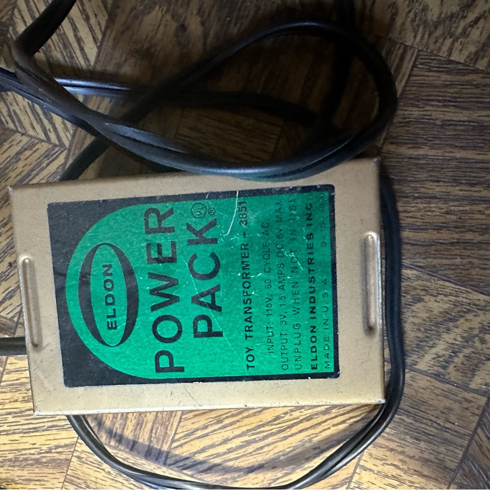 VINTAGE ELDON SLOT CAR TRACK POWER PACK TRANSFORMER - 3851